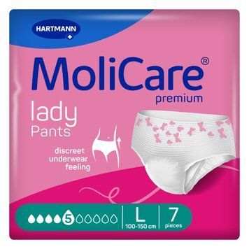 Труси поглинаючі для жінок MoliCare&reg; premium lady Pants 5 крапель L 7шт/пак