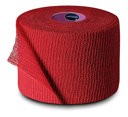 Бинт когезивний фіксуючий Peha-haft® Color red / Пеха-хафт колор червоний 6см x 20м 1шт