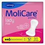 MoliCare&reg; Premium lady pad 3 краплі &mdash; абсорбуючі прокладки при легкому нетриманні сечі, 12 шт