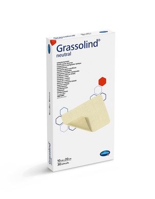 Пов'язка атравматична мазева Grassolind® neutral / Гразолінд нейтрал 10см х 20см 1шт