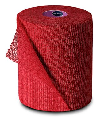 Бинт когезивний фіксуючий Peha-haft® Color red / Пеха-хафт колор червоний 10см x 20м 1шт