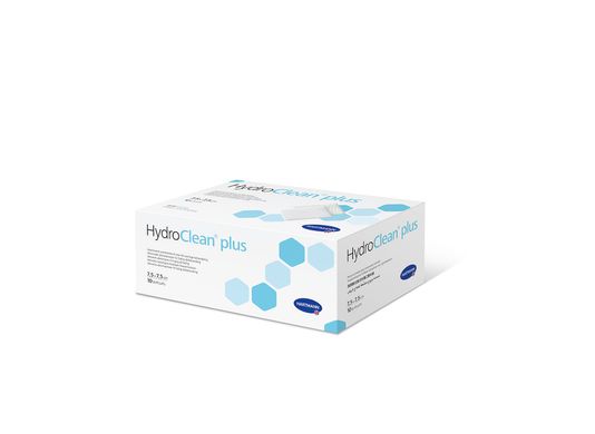 Активована пов'язка на рану для терапії у вологому середовищі HydroClean® plus / Гідроклін плюс 7,5 см х 7,5 см 1шт