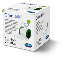 Пластир фіксуючий зі штучного шовку Omnisilk® / Омнісілк 5 см х 9,2 м 1шт
