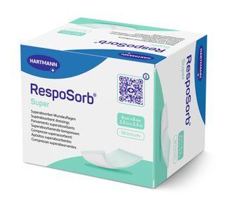Пов'язка суперабсорбуюча RespoSorb&reg; Super 6см х 6см