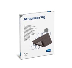 Пов'язки, просочені сріблом Atrauman Ag / Атрауман Аг 10см х 10см 3шт/упаковка
