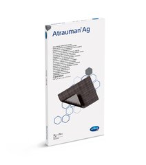 Пов'язки, просочені сріблом Atrauman Ag / Атрауман Аг 10см х 20см 3шт/упаковка