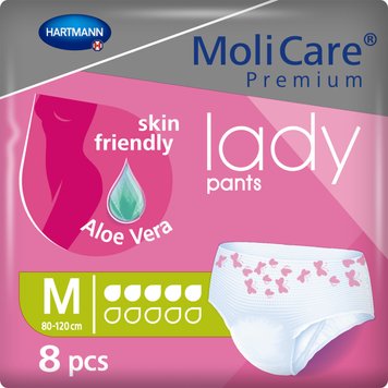 Труси поглинаючі для жінок MoliCare® Premium lady pants 5 крапель M 8шт/пак