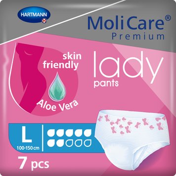 Труси поглинаючі для жінок MoliCare® Premium lady pants 7 крапель L 7шт/пак