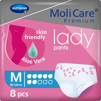 Труси поглинаючі для жінок MoliCare® Premium lady pants 7 крапель M 8шт/пак