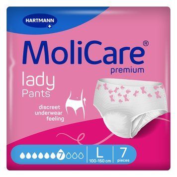 Труси поглинаючі для жінок MoliCare&reg; premium lady Pants 7 крапель L 7шт/пак