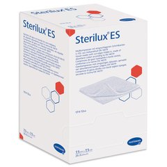 Марлеві серветки Sterilux® ES, 5см х 5см, стерильні, 2шт. в пакунку
