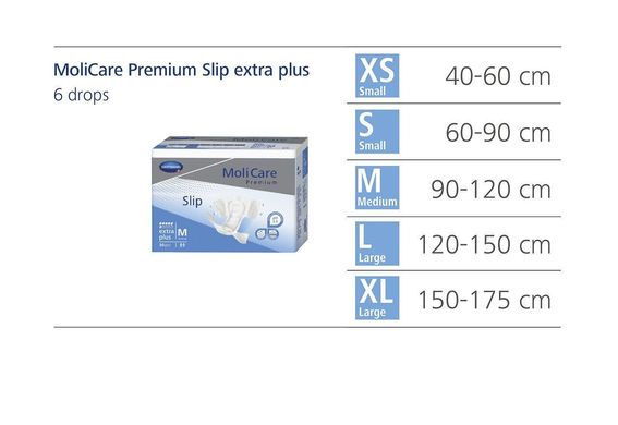 Підгузки для дорослих, які страждають на нетримання MoliCare Premium Slip extra plus M 10шт/пак