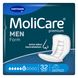 Прокладки анатомічної форми при нетриманні MoliCare® Premium Form MEN 6 крапель 32шт