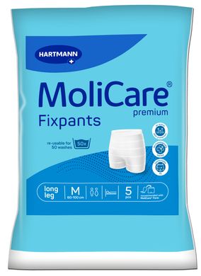 Еластичні штанці для фіксації прокладок подовжені MoliCare® Premium Fixpants M 5шт