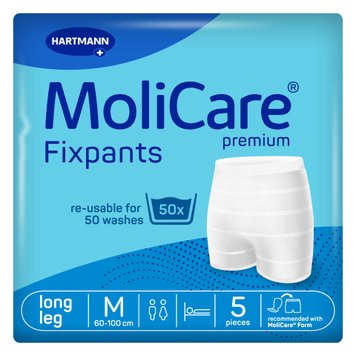 Еластичні штанці для фіксації прокладок подовжені MoliCare® Premium Fixpants M 5шт