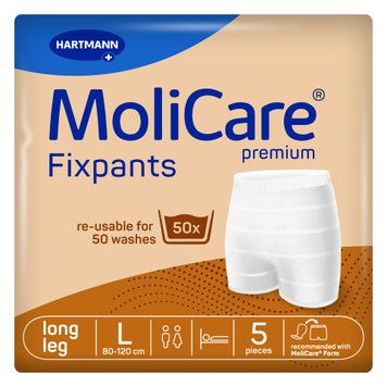 Еластичні штанці для фіксації прокладок подовжені MoliCare® Premium Fixpants L 5шт