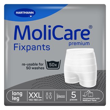 Еластичні штанці для фіксації прокладок подовжені MoliCare® Premium Fixpants XXL 5шт