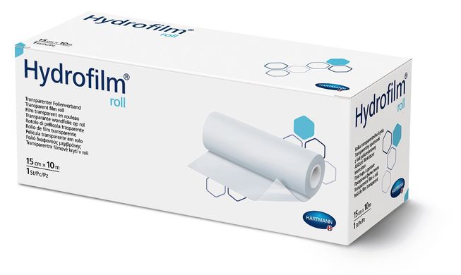 Пов’язка плівкова прозора Hydrofilm® Roll / Гідрофілм Ролл 15см х 10м 1шт