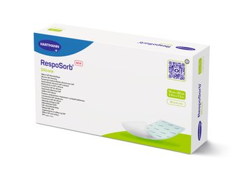 Силіконова пов'язка з суперабсорбуючим полімером RespoSorb® Silicone 10см х 20см 1шт