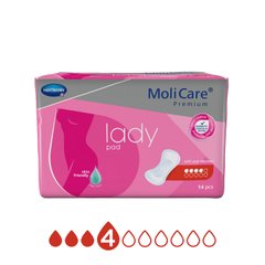 Прокладки урологічні при нетриманні сечі легкого ступеня MoliCare® Premium lady pad 4 краплі 14шт/пак