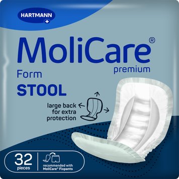 Прокладки анатомічної форми при нетриманні калу MoliCare® Premium Form STOOL 32шт