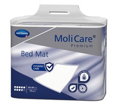 Пелюшка поглинаюча гігієнічна MoliCare® Premium Bed Mat 9 крапель 60x90 см 15шт/пак