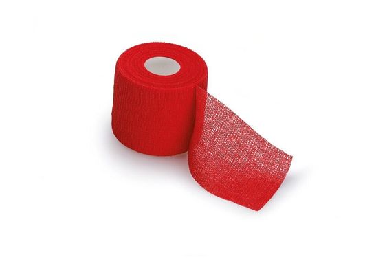 Бинт когезивний фіксуючий Peha-haft® Color red / Пеха-хафт колор червоний 6см x 4м 1шт