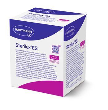 Марлеві серветки Sterilux&reg; ES, 5см х 5см, стерильні, 2шт. в пакунку