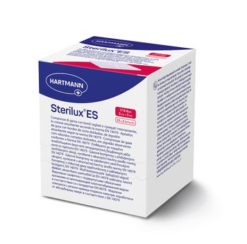 Марлеві серветки Sterilux® ES, 5см х 5см, стерильні, 2шт. в пакунку