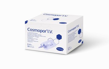 Пов’язка пластирна для фіксації канюль Cosmopor® I.V. / Космопор Ай.Ві. 8см х 6см 1шт