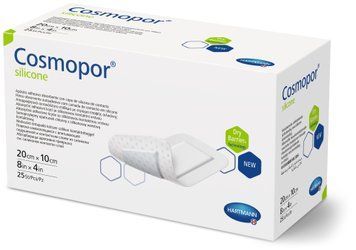 Абсорбуюча адгезивна силіконова пов'язка Cosmopor&reg; Silicone 20см x 10см