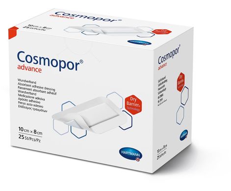 Пов'язка пластирна Cosmopor® advance / Космопор адванс 10см x 8см 1шт