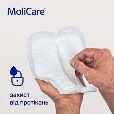 MoliCare&reg; Premium MEN PAD 4 краплі &mdash; чоловічі абсорбуючі прокладки V-подібної форми з манжетами, 14 шт