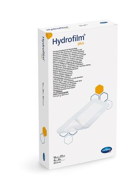 Пов’язка плівкова прозора з абсорбуючою подушечкою Hydrofilm® Plus / Гідрофілм Плюс 10х20см 1шт